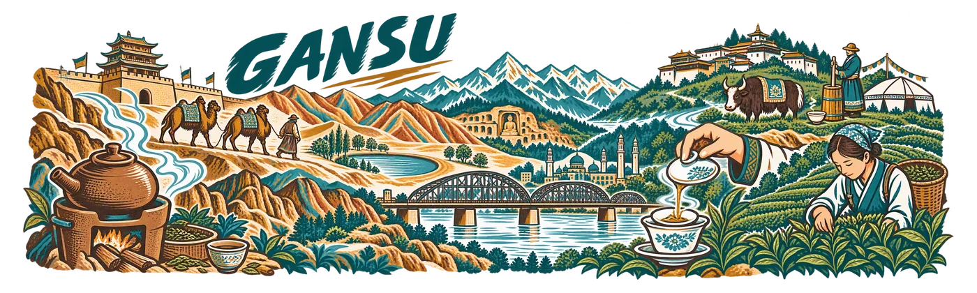 Gansu — Lines of travel