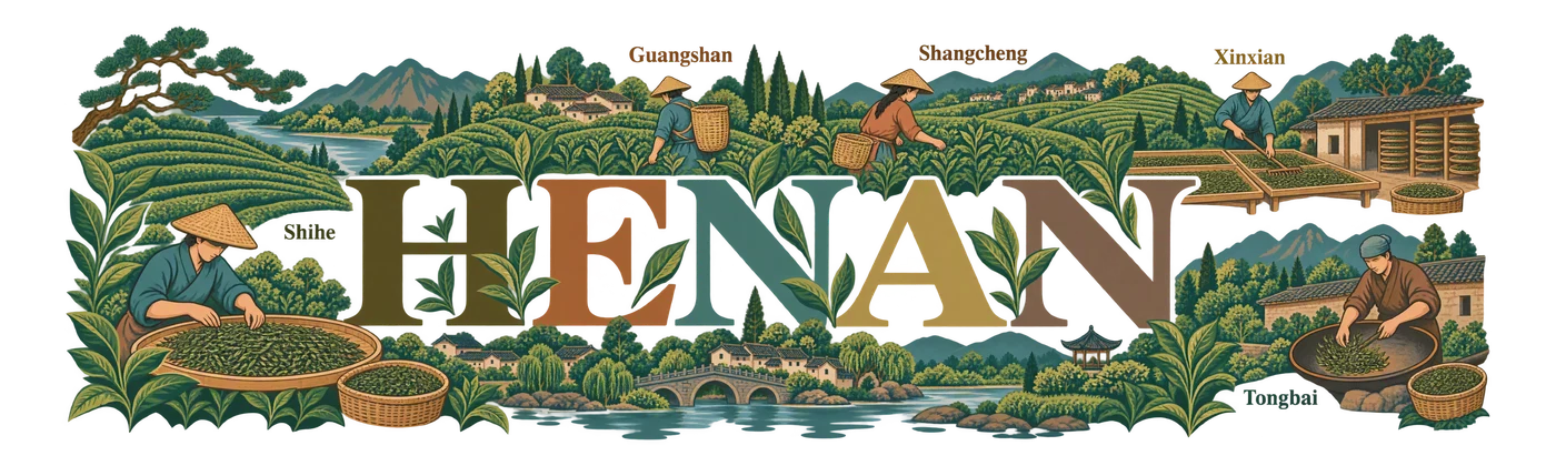 Henan — Southern mountains in letters