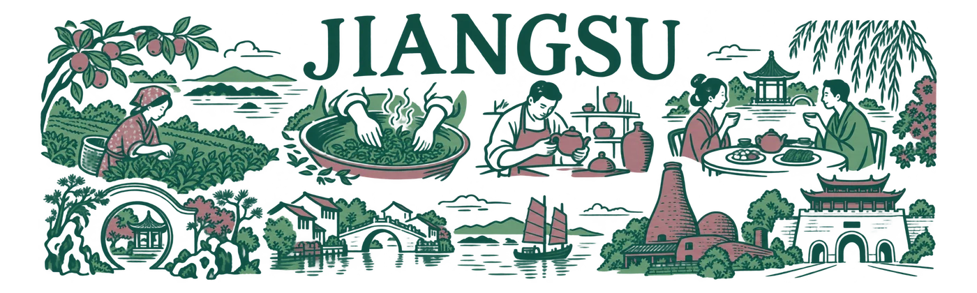 Jiangsu — Garden Mug in Outlines