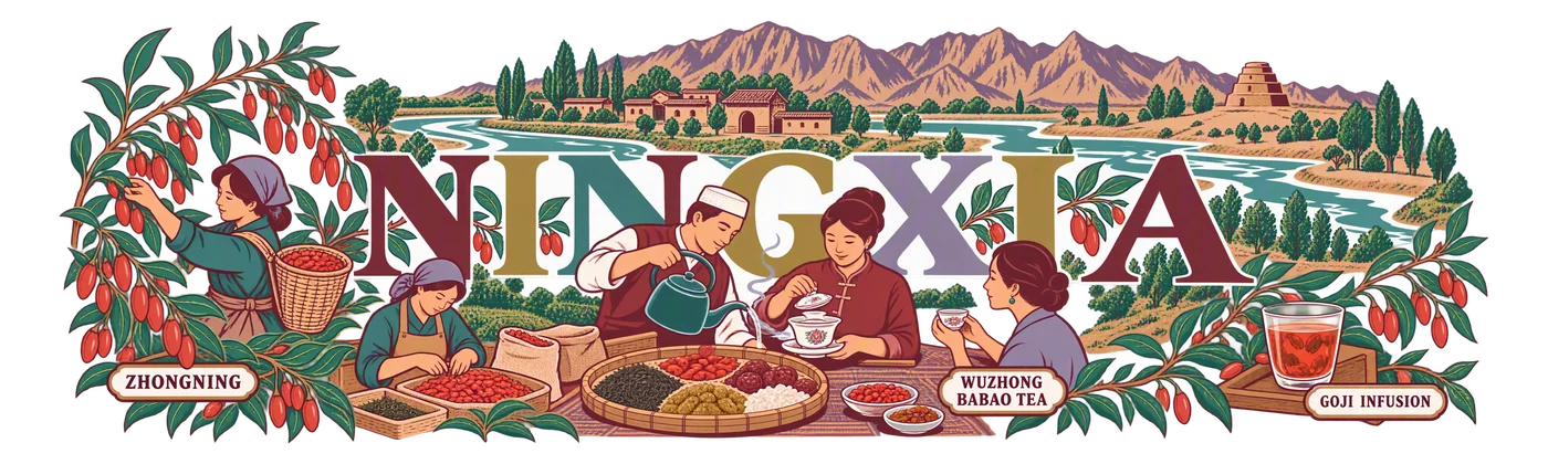 Ningxia — Large letters — tea worlds