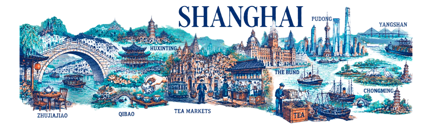 Shanghai — от водного городка к чайной метрополии