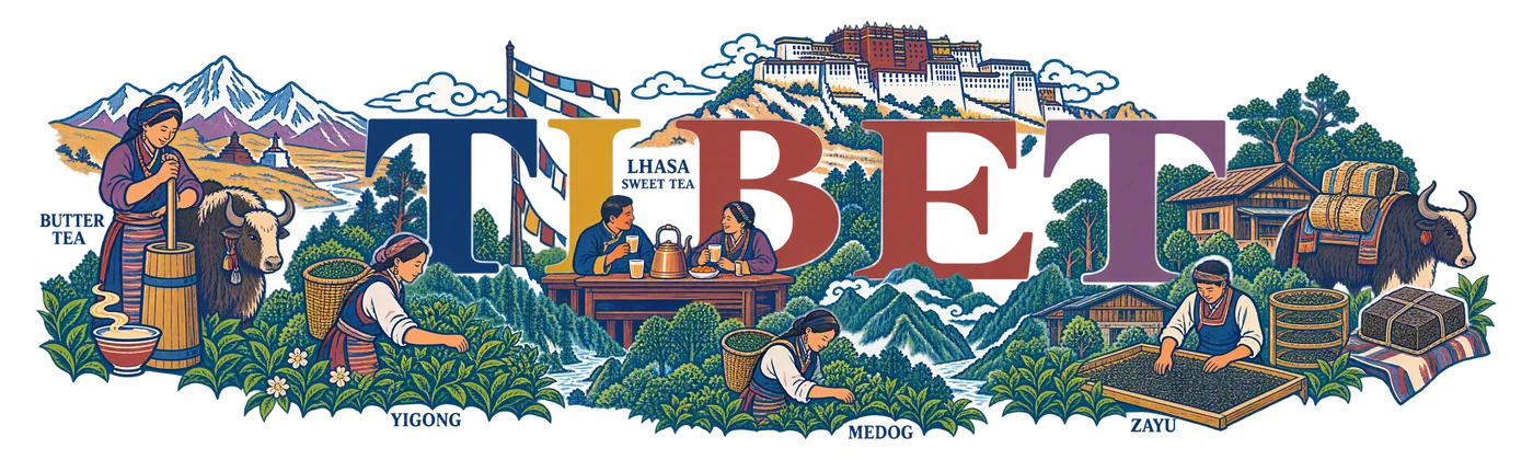 Tibet — Large letters — tea worlds