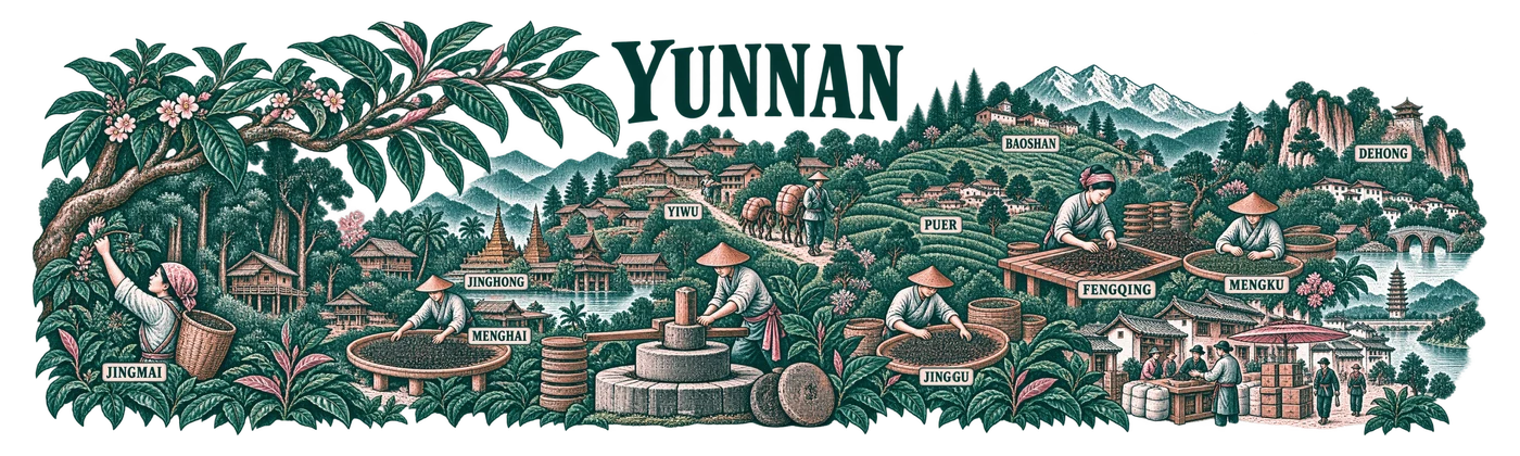 Yunnan — Forest Leaf and Press Stone